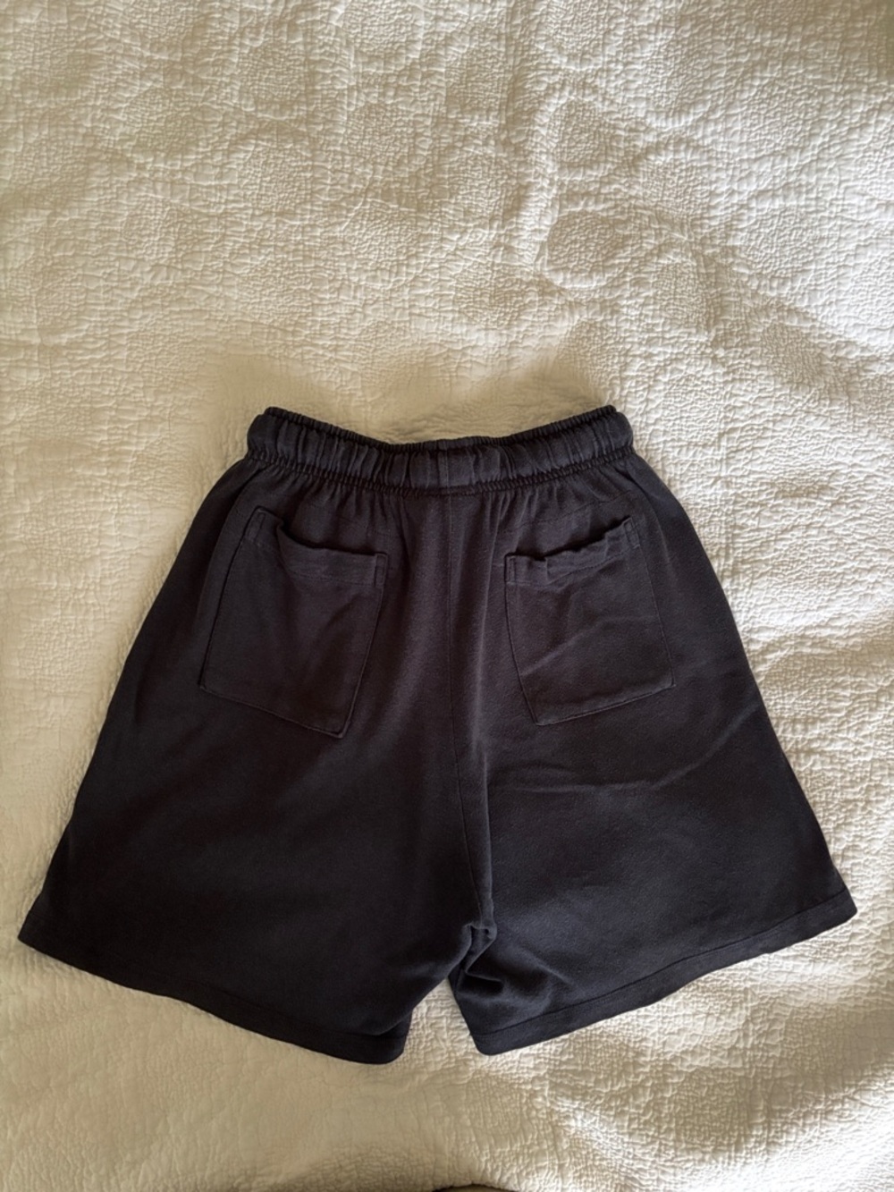 Jungmaven hemp and organic cotton, navy lounge shorts in unisex size S - Picture 4 of 7